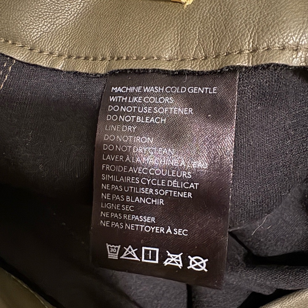 Anthropologie Maeve The Colette Olive Green Wide-Leg Pants size 23 - Picture 13 of 14